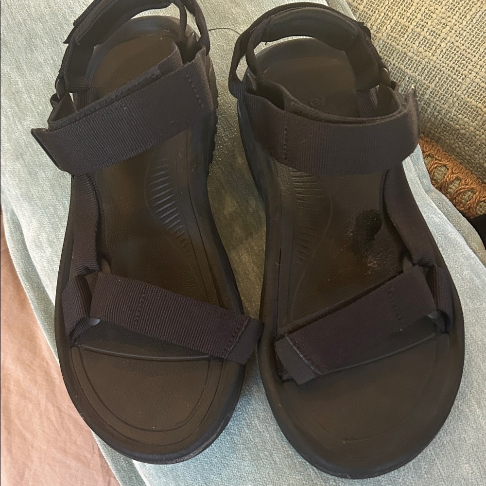 Teva Black Rugged Sandals